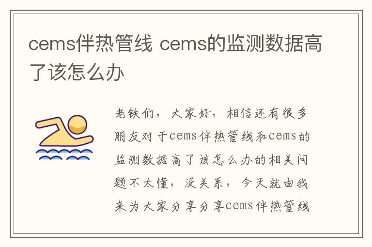 cems伴熱管線(xiàn) cems的監測數據高了該怎么辦