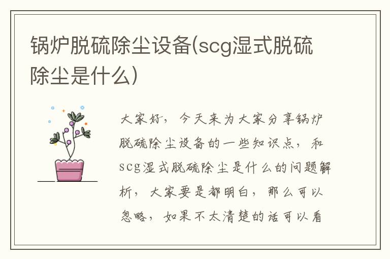 鍋爐脫硫除塵設備(scg濕式脫硫除塵是什么)